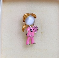 Broszka Pani Lekarka Różowa Pielęgniarka Lekarz Położna Przypinka Prezent