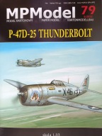 MPModel 79 samolot P-47D-25 THUNDERBOLT
