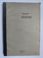 Kopiał ołówkowy w czerwone linie stary C.Z.P.P.i M.B - PRL