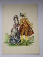 Ilustracja - Jan Marcin Szancer - karnet z 1970 r