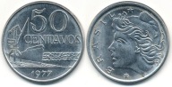 Brazylia 50 Centavos - 1977r ... Monety
