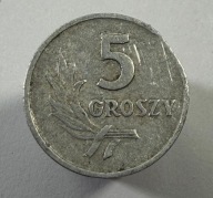 5 Groszy 1958 r. Destrukt /16/