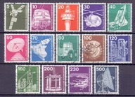 A5944 Niemcy Bundespost 1975-1978, zestaw znaczków kasowanych