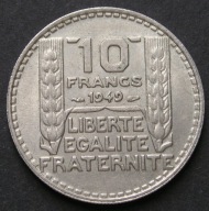 Francja 10 franków 1949