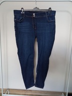 janina 48 spodnie dżins strecz rurki ze średnim stanem