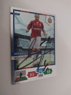 Karta panini autograf Wisła Kraków sezon 13/14 Głowacki Ulubieńcy Fanów