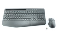 KC213 klawiatura i mysz bezprzewodowe 2,4GHz czarne QWERTZ