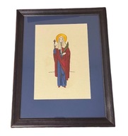 Obraz "Święta Halina" haft płaski Halina Dulemba