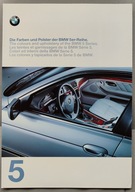 Prospekt BMW 5 E39 Lakiery i tapicerki 1997 (1)