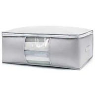 Pokrowiec na pościel pod łóżko pojemnik na ubrania torba szary XL