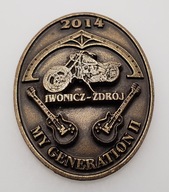 Znaczek, odznaka, blacha zlotowa, motocyklowa No.2995