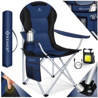 SKŁADANE KRZESŁO WĘDKARSKIE FOTEL KEMPINGOWE 150KG KESSER s17v