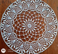 Serwetka .szydełk.na obręczy met.35 cm