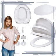 DESKA SEDESOWA WOLNOOPADAJĄCA 0041-1 WC TWARDA WYPINANA UNIWERSALNA MOCNA