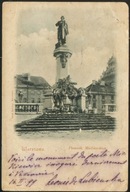 Warszawa. Pomnik Mickiewicza - Karol Sommer, Warszawa 1899