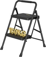 Drabina BONTEC 2 Stopnie – Lekka Stalowa Drabinka Domowa, Schodki 150kg