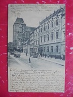 TORUŃ THORN JOHANNISKIRCHE UND GARNISON-CASINO ŻYCIE ULICY 1901 RRRRR
