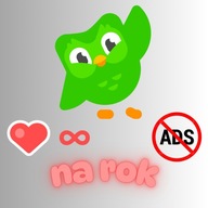 Dostęp do Duolingo Premium - Brak reklam, nielimitowane serduszka