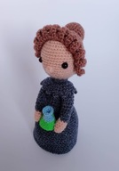 Figurka szydełko Maria Skłodowska Curie HANDMADE