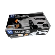 Ściereczki z mikrofibry 50 szt 28x28 cm do auta detailing czyszczenie XXL