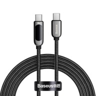 Kabel USB-C - USB-C BASEUS CATSK-C01 z wyświetlaczem LCD 100W 2 m
