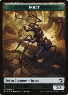 Karta Magic: The Gathering Insect Token (MID 009)