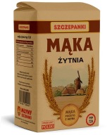 Mąka żytnia typ 720 Młyn Szczepanki 1 kg na chleb i zakwas