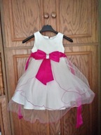 Sukienka rozkloszowana na kole na 2 lat z tiulem