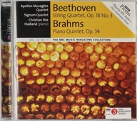Beethoven String Quartet Brahms Piano Quintet Christian Hadland EX CD Irl