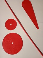 Blast markers and flame templates - Warhammer The Horus Heres Necromunda 3