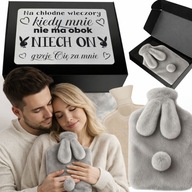 Termofor pluszowy prezent na Walentynki dla dziewczyny lub żony