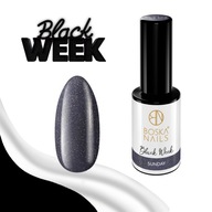 Lakier hybrydowy Black Week Sunday no 515 Boska Nails 6 ml / grafitowy