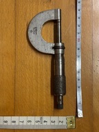 mikrometr, mikromierz zewnętrzny kabłąkowy, śruba mikrometryczna, sprawny 2