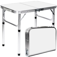 LEKKI STOLIK TURYSTYCZNY SKŁADANY ALUMINIOWY KEMPINGOWY PLAŻOWY POD NAMIOT