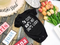 Fashion - czarne body napisy r 56