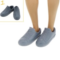 Ubranla dla lalki B. - Ken - Popielate trampki !!!