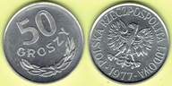 POLSKA 50 groszy 1977 r.