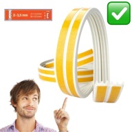 USZCZELKA DO OKIEN DRZWI SAMOPRZYLEPNA BIAŁA 10 METRÓW HANDTECH