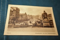 CZECHY PRAGA Plac Wacława od rampy muzealnej