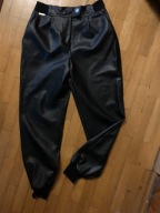 Gil Santucci spodnie skórkowe 46, czarne L/XL