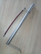 STARA POMPKA 39cm DO MOTOROWERU ZZR _ KOMAR SZTYWNIAK Z WĘŻYKIEM STOPKĄ