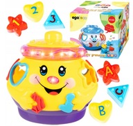 GARNUSZEK GRAJĄCY MUZYCZNY KLOCKI GRA JEŹDZI