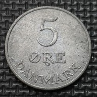 *DANIA [0684]*5 Ore 1954 Król Fryderyk IX *cynk, Korona Monogram