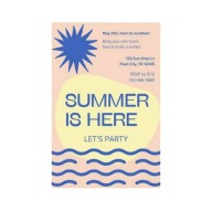 Plakat „Summer Is Here” – Nowoczesny Plakat Letni
