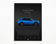 PLAKAT ALFA ROMEO STELIVO QV IDEALNY NA PREZENT NAJWYŻSZA JAKOŚĆ A3