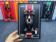 Ramka 3D do LEGO Speed Champions F1 Haas VF-24 – Uchwyt Ścienny, Półka