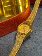 ZŁOTY ZEGAREK DAMSKI ACCURIST QUARTZ JAPAN LATA 60/70 -TE VINTAGE GOLD