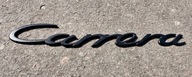Porsche 911 Carrera napis logo znaczek emblemat czarny oryginał