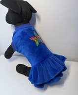 sukienka welurowa ubranko dla psa typu york M