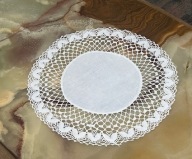 SERWETA SERWETKA RĘCZNIE WYKONANY HAFT KORONKA HAND MADE RĘKODZIEŁO